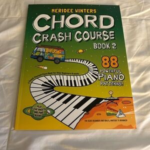 Meridee Winters Chord Crash Course Book 2 Piano Patterns Instruction NEW